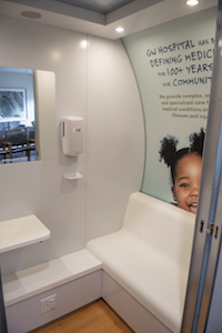 Mamava lactation suite interior