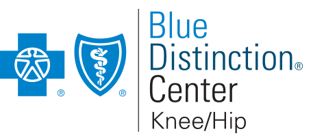 Blue Distinction Center Knee and Hip.