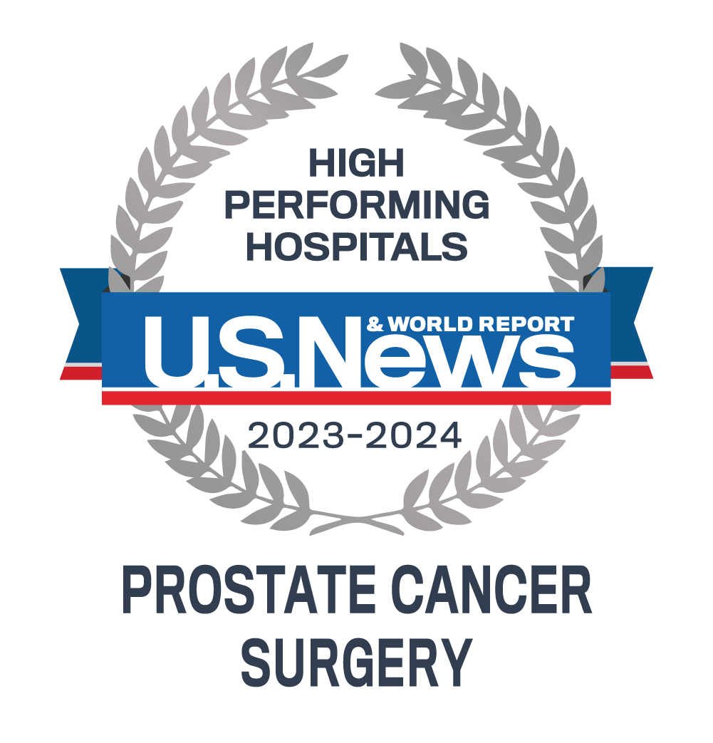 US News and World Report High Performing Prostate Cancer Surgery