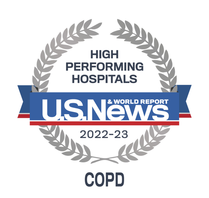 US News High Performing Hospitals Award - COPD