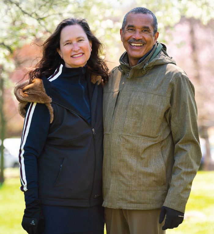 Jeffrey Gray y su esposa