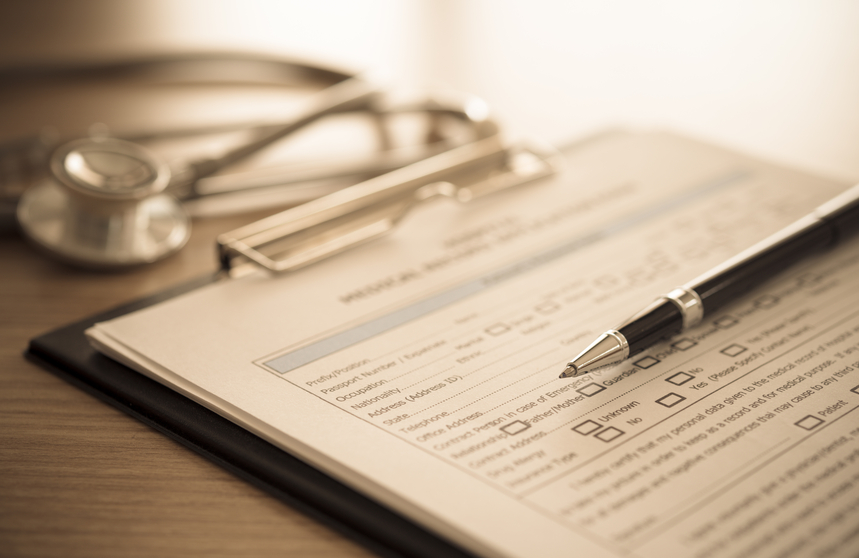 Medical paperwork