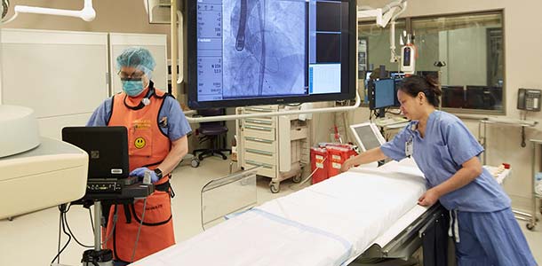 Cardiac Catheterization at GW University Hospital, Washington, DC