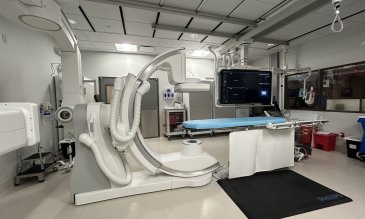 Neurosurgical procedure suite at GW hospital