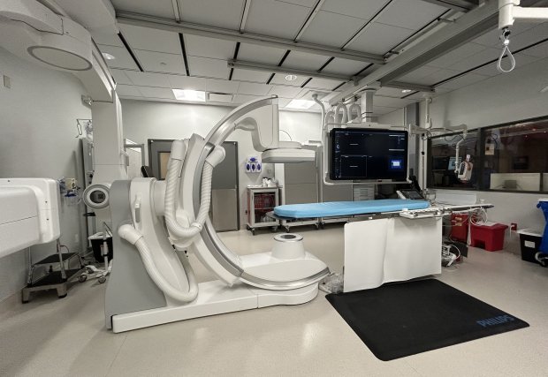 Neurosurgical procedure suite at GW hospital