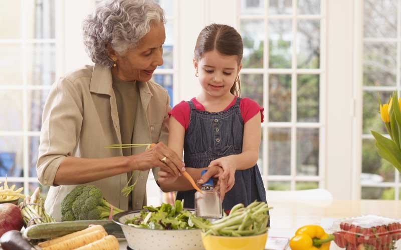 Abuela y nieta