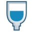 Icon of an IV drip.