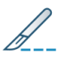Icon of a scalpel.