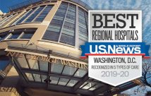 GW Hospital calificado como uno de los mejores hospitales regionales por US News and World Report