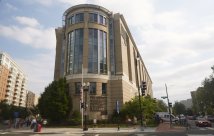 GW Hospital exterior photo from street view